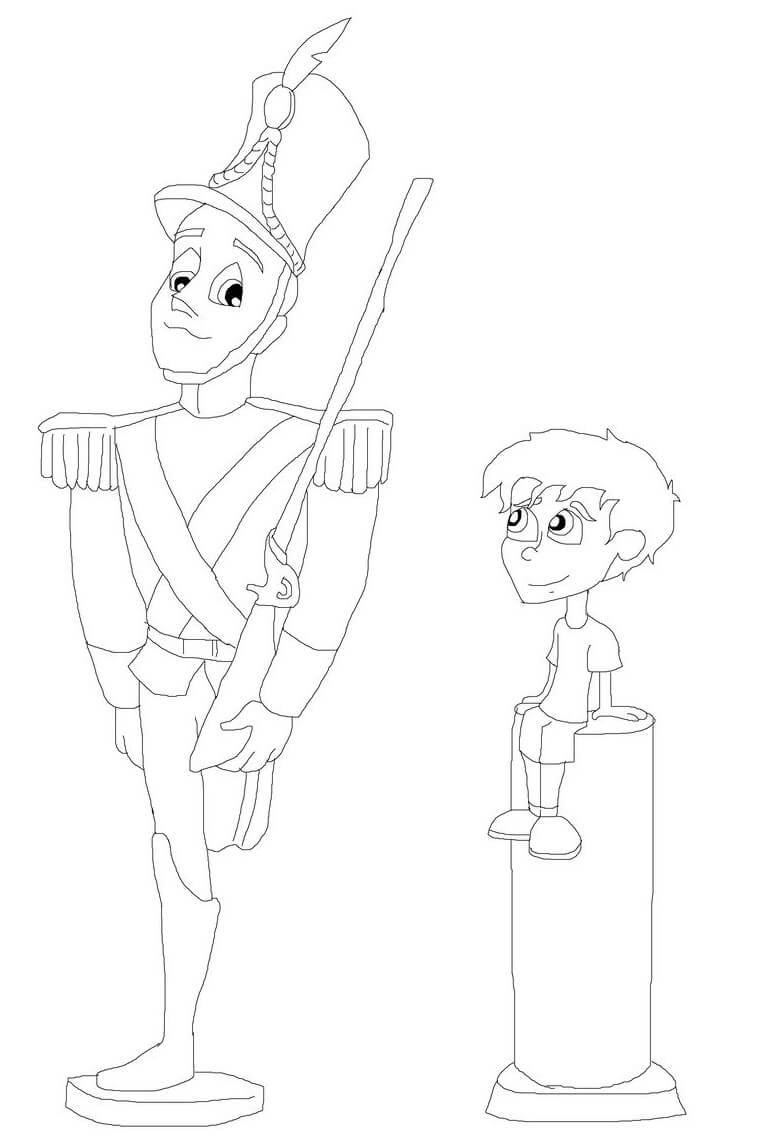 Hướng dẫn bé vẽ chú lính chì chi tiết và sinh động