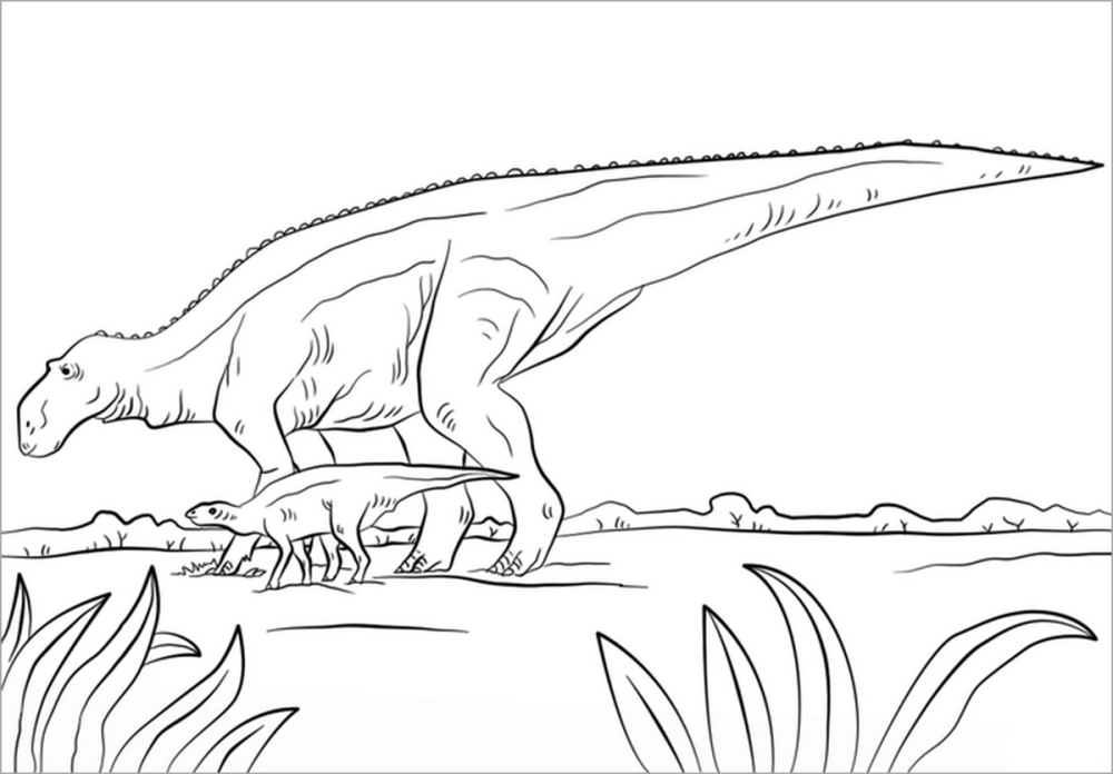 Giúp bé học màu sắc với tranh tô màu khủng long bạo chúa cho bé