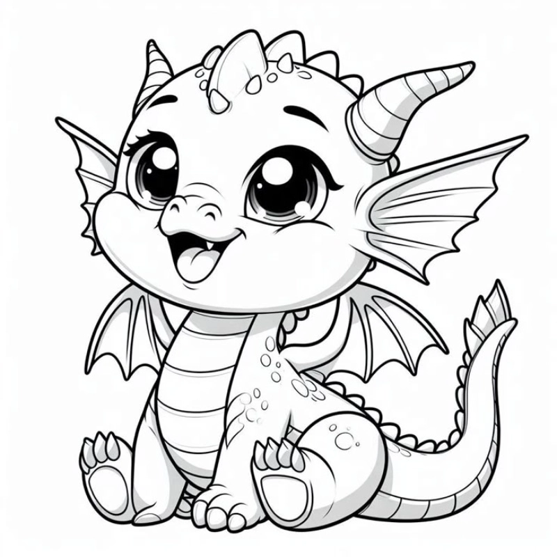 Khám phá huyền thoại với tranh tô màu rồng 10 đầu ấn tượng