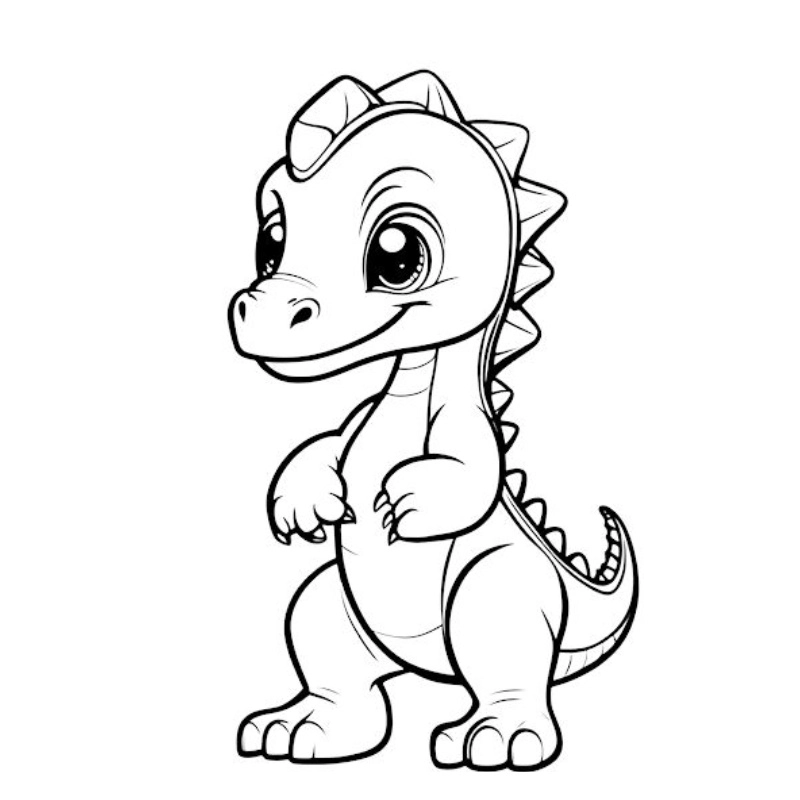 Nhanh tay tải tranh tô màu con rồng cho bé tập tô