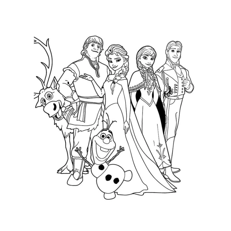 Bé rèn luyện sáng tạo qua tô màu công chúa cho bé vui nhộn