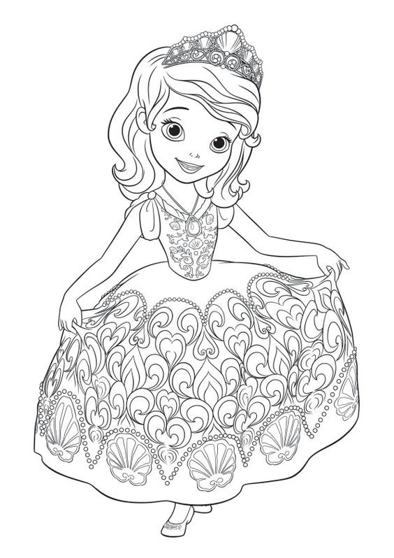 Cùng công chúa sofia tham gia vào thế giới tô màu kỳ diệu và hấp dẫn