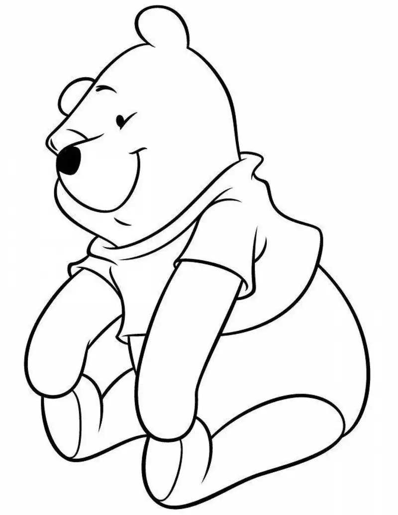 Bé yêu sẽ thích tranh tô màu pooh sáng tạo màu sắc theo ý thích
