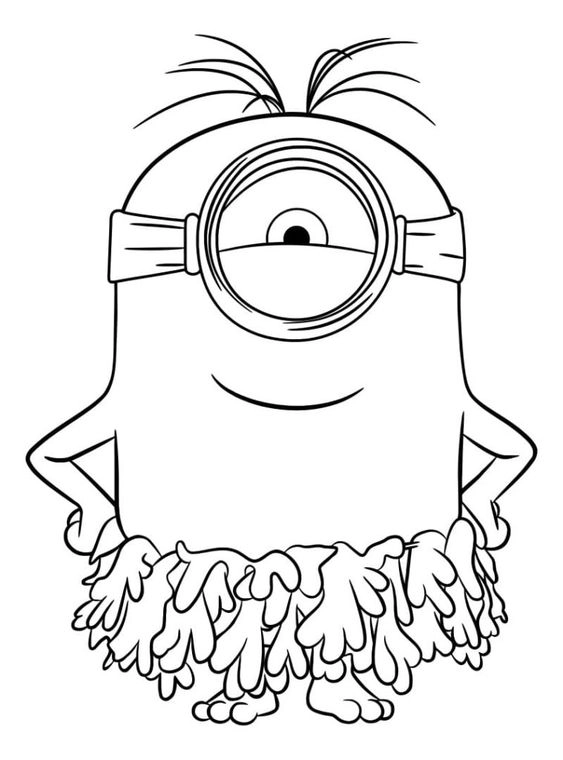 Tặng bé bộ tranh tô màu minion cho bé vui nhộn và sáng tạo