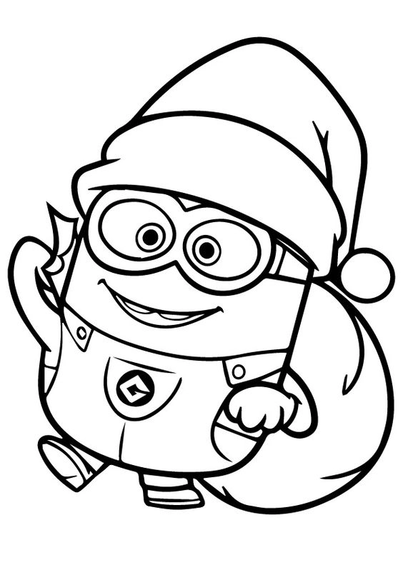 Bé yêu sẽ mê mẩn khi được tô màu minion đáng yêu