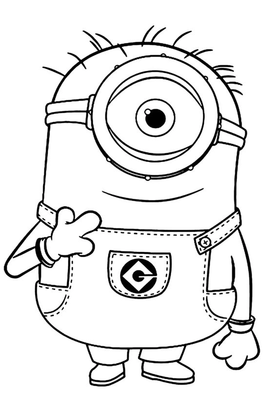Khám phá niềm vui sáng tạo với minion tô màu sinh động
