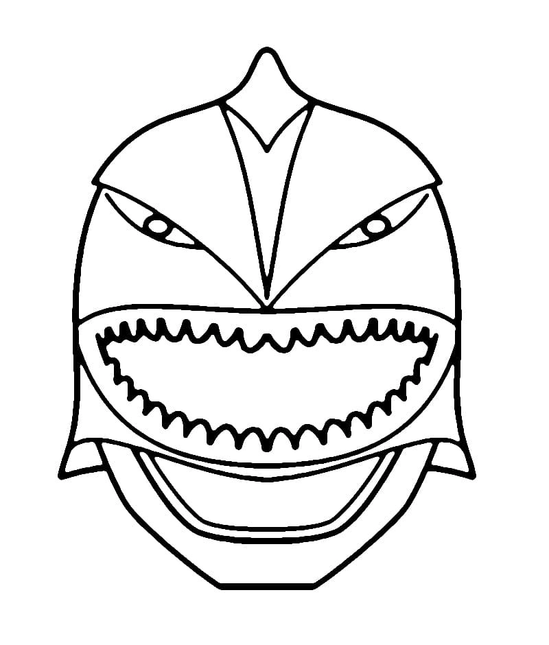 Chơi vui cùng tranh tô màu siêu nhân gao cá mập đáng yêu