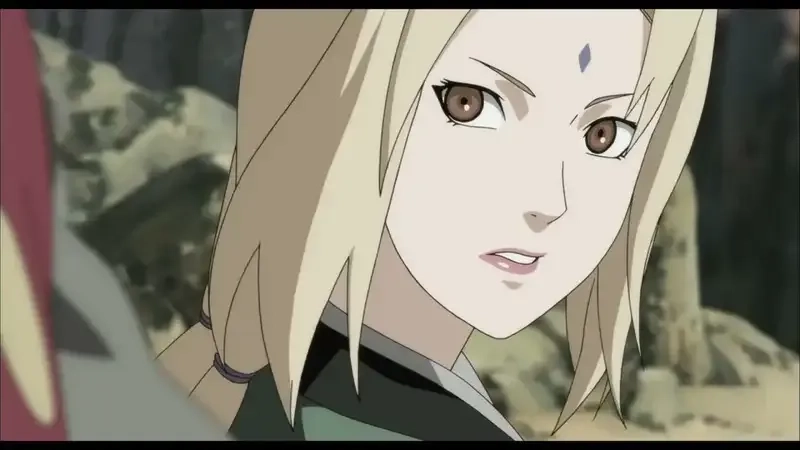 Tình bạn mạnh mẽ giữa Tsunade and Naruto được nhấn mạnh