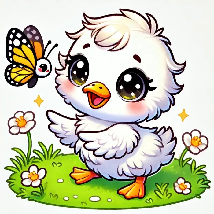 Học cách vẽ con vịt chibi xinh xắn và ngộ nghĩnh