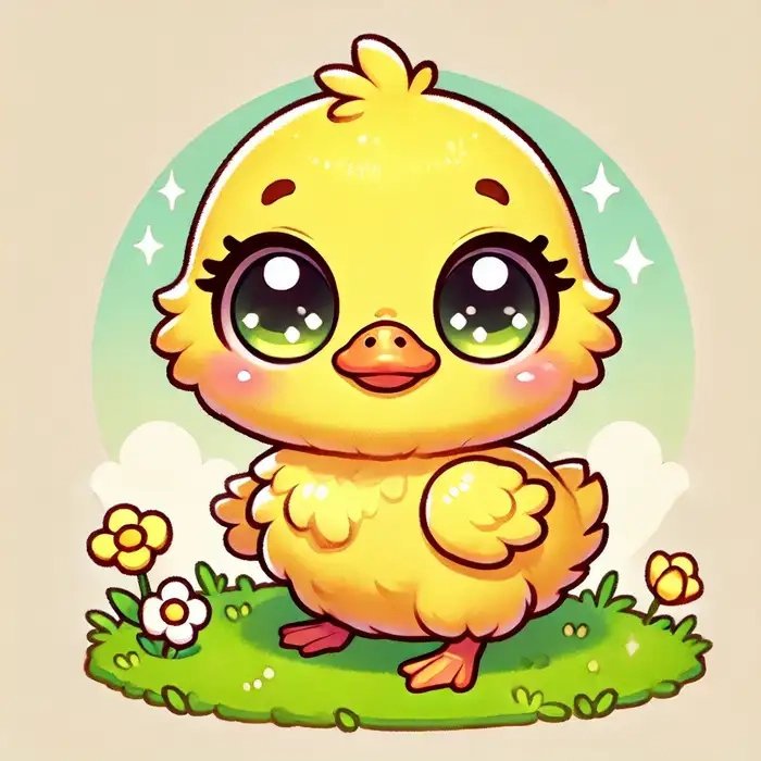 Khám phá sự đáng yêu của bé vịt cute trong từng hình