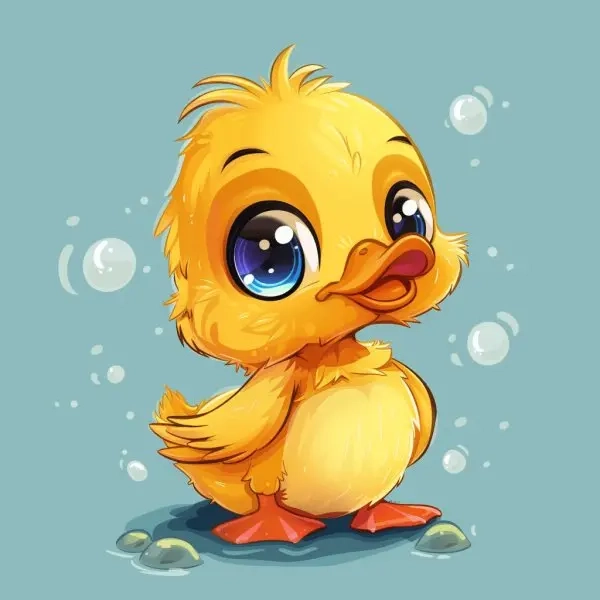 Tạo dấu ấn cá nhân với avatar vịt cute chibi đáng yêu