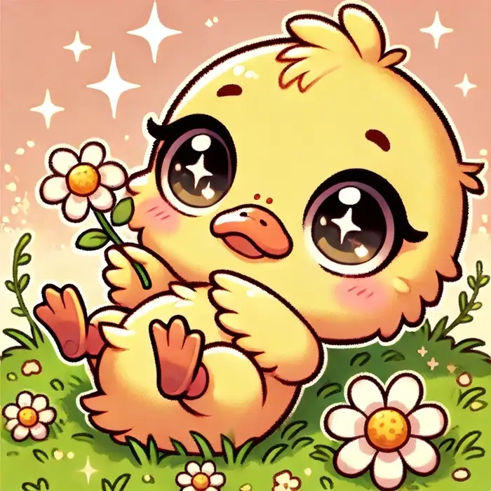 Chọn ngay avatar chibi đẹp mang phong cách vịt đáng yêu