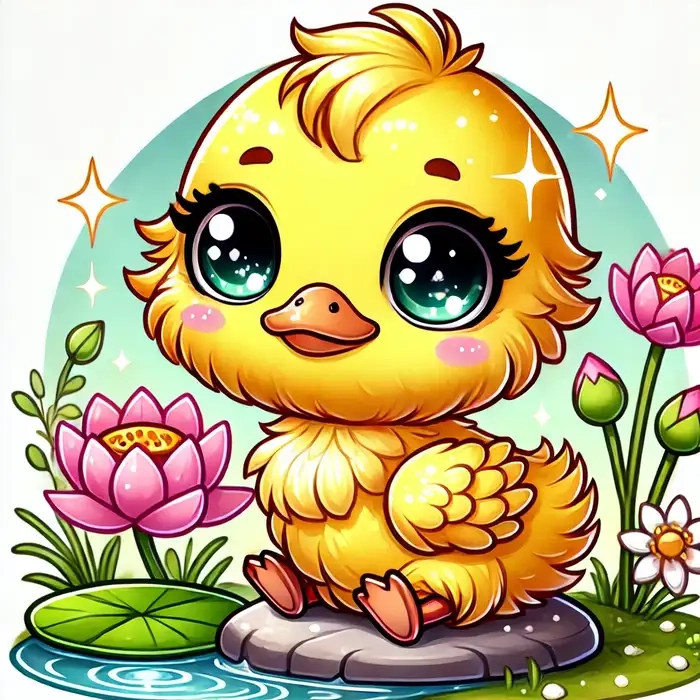 Khám phá bộ sưu tập con vịt chibi cute siêu dễ thương