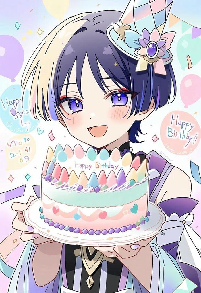 Genshin impact wanderer chibi phiên bản đáng yêu hút mắt