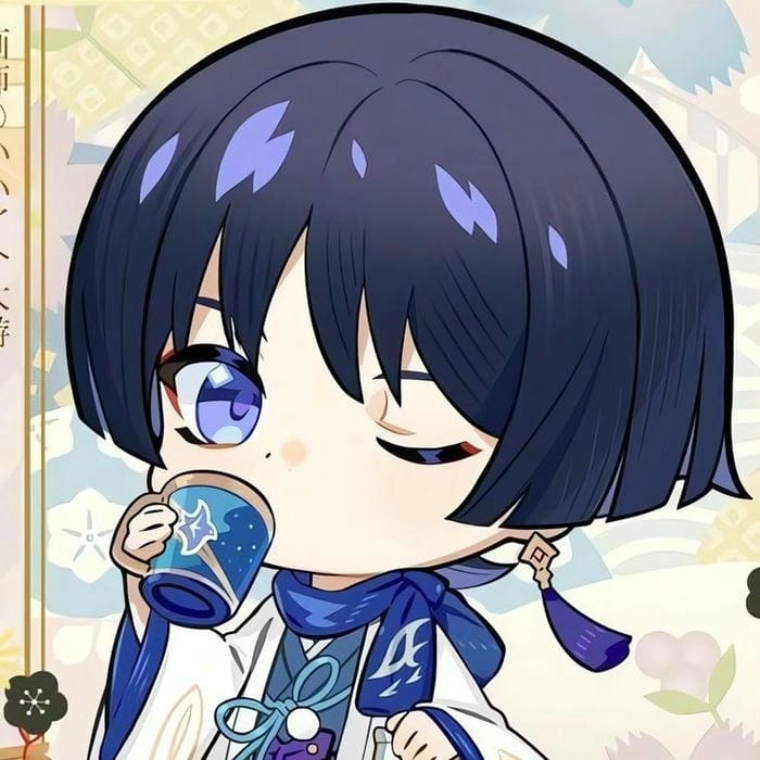 Hình wanderer chibi official từ genshin được fan yêu thích nhiều