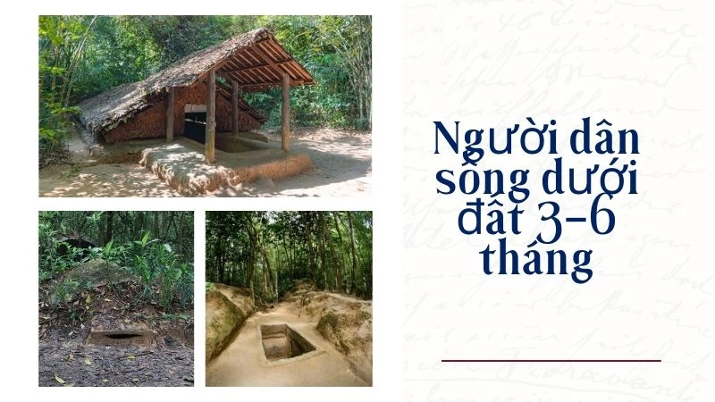 Người dân sống dưới đất 3–6 tháng liên tục
