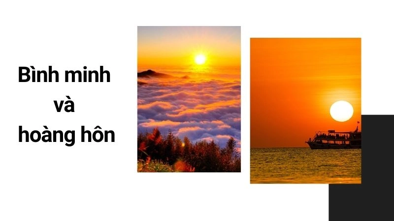 Bình minh và hoàng hôn lại đỏ cam vì đâu?