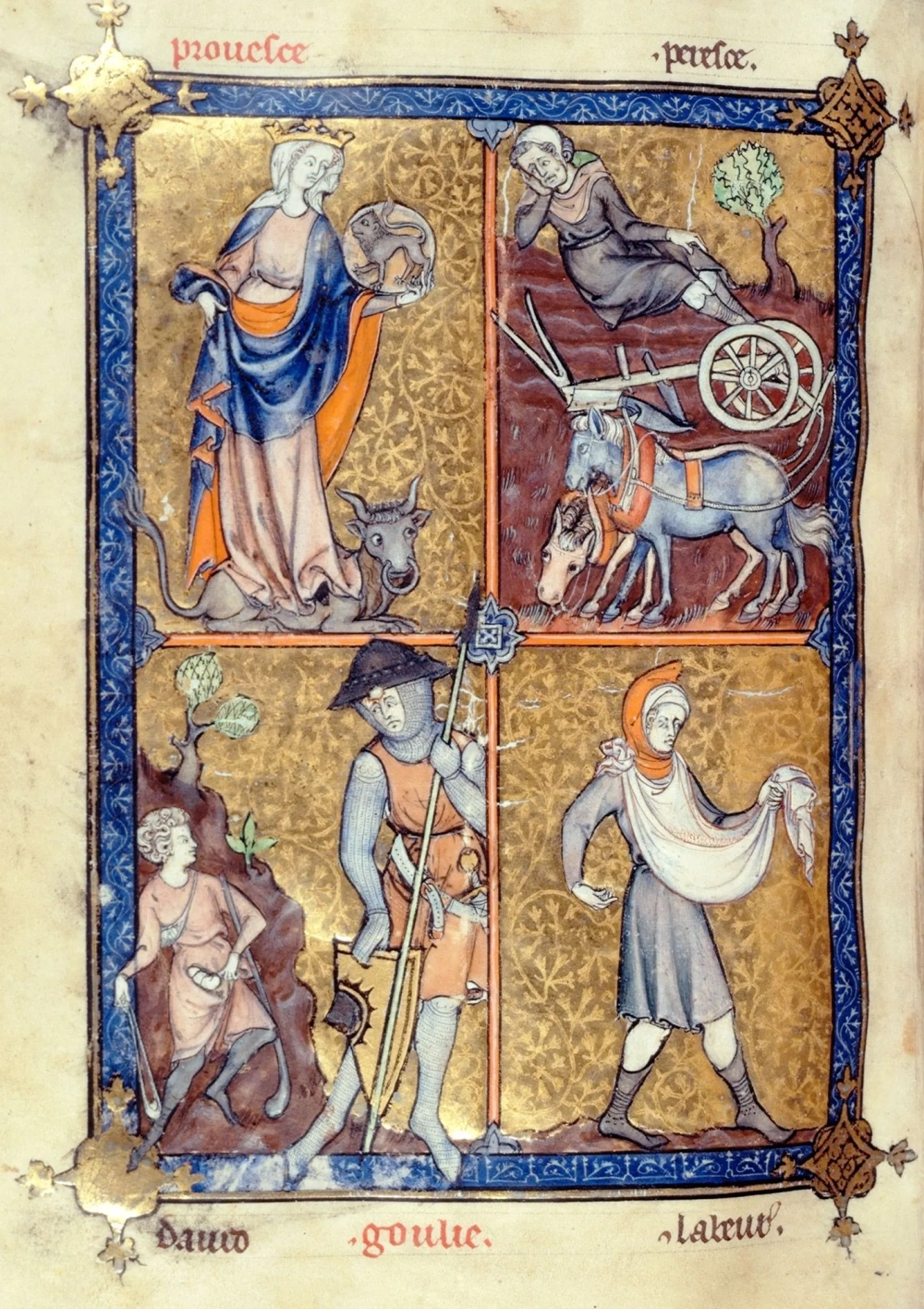 Cuộc sống nông nô tại điền trang trung cổ với hệ thống canh tác ba mảnh