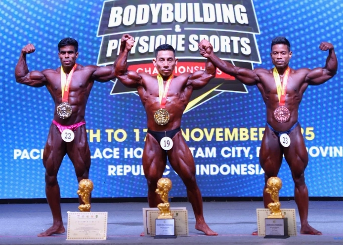 Phạm Văn Mách lần thứ 7 vô địch thể hình thế giới