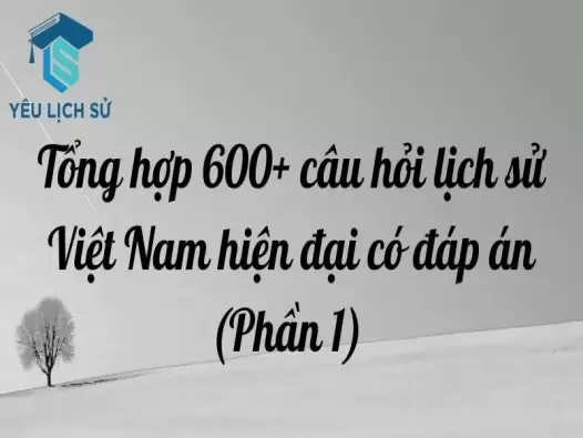 Tổng hợp 600+ câu hỏi lịch sử Việt Nam hiện đại có đáp án (Phần 1)