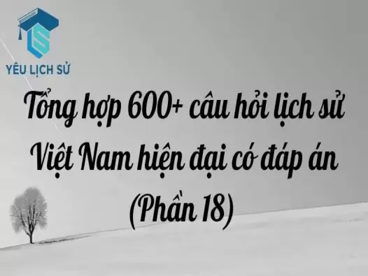 Tổng hợp 600+ câu hỏi lịch sử Việt Nam hiện đại có đáp án (Phần 6)