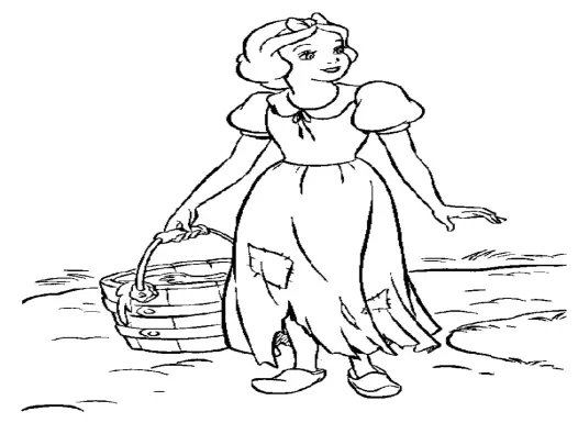 Khám phá bộ tranh tô màu công chúa bạch tuyết đẹp nhất