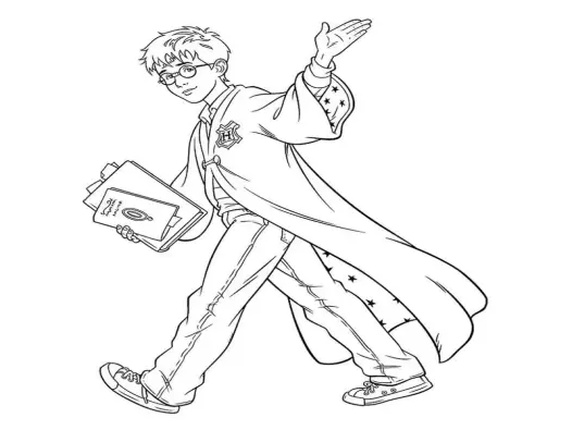 Tranh tô màu Harry Potter đẹp nhất cho mọi lứa tuổi