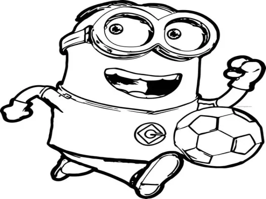 Tải ngay tranh tô màu minion ngộ nghĩnh đáng yêu nhất