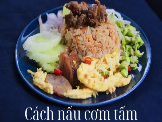 Cách nấu cơm tấm phiên bản siêu nhanh cho dân văn phòng