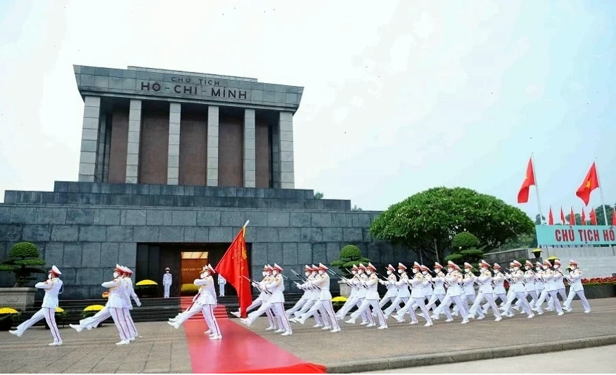 Kiến trúc uy nghi và trang nghiêm của Lăng Chủ tịch Hồ Chí Minh