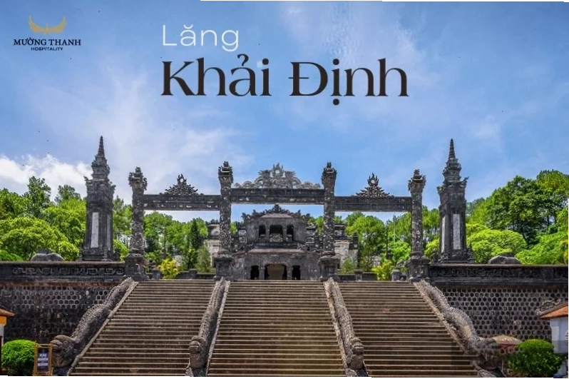 Lăng Khải Định lăng tẩm mang đậm dấu ấn kiến trúc Pháp-Việt