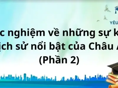 Trắc nghiệm về những sự kiện lịch sử nổi bật của Châu Á (Phần 2)