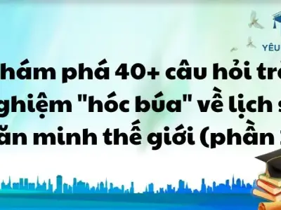  Khám phá 40+ câu hỏi trắc nghiệm "hóc búa" về Lịch sử văn minh Thế Giới (phần 1).