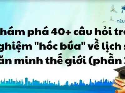  Khám phá 40+ câu hỏi trắc nghiệm "hóc búa" về Lịch sử văn minh Thế Giới (phần 3).