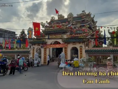 Đền thờ ông bà chủ chợ Cao Lãnh - Điểm nhấn văn hóa ở Đồng Tháp