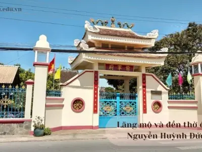 Lăng mộ đền thờ ông Nguyễn Huỳnh Đức ở đâu?