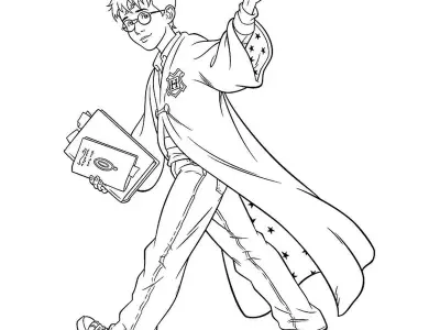 Tranh tô màu Harry Potter đẹp nhất cho mọi lứa tuổi