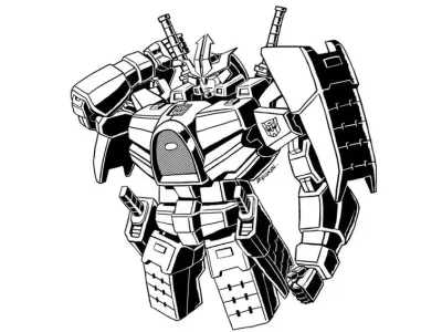 Khám phá bộ sưu tập tranh tô màu Transformers siêu hấp dẫn