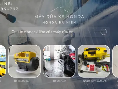 Máy rửa xe chất lượng- Khám phá nguồn gốc và ưu nhược điểm