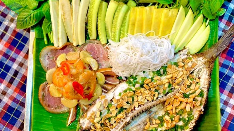 Thưởng thức ẩm thực đặc sắc tại khu di tích Gò Tháp 1